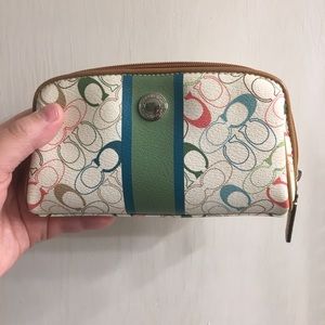 COPY - Authentic coach zip pouch